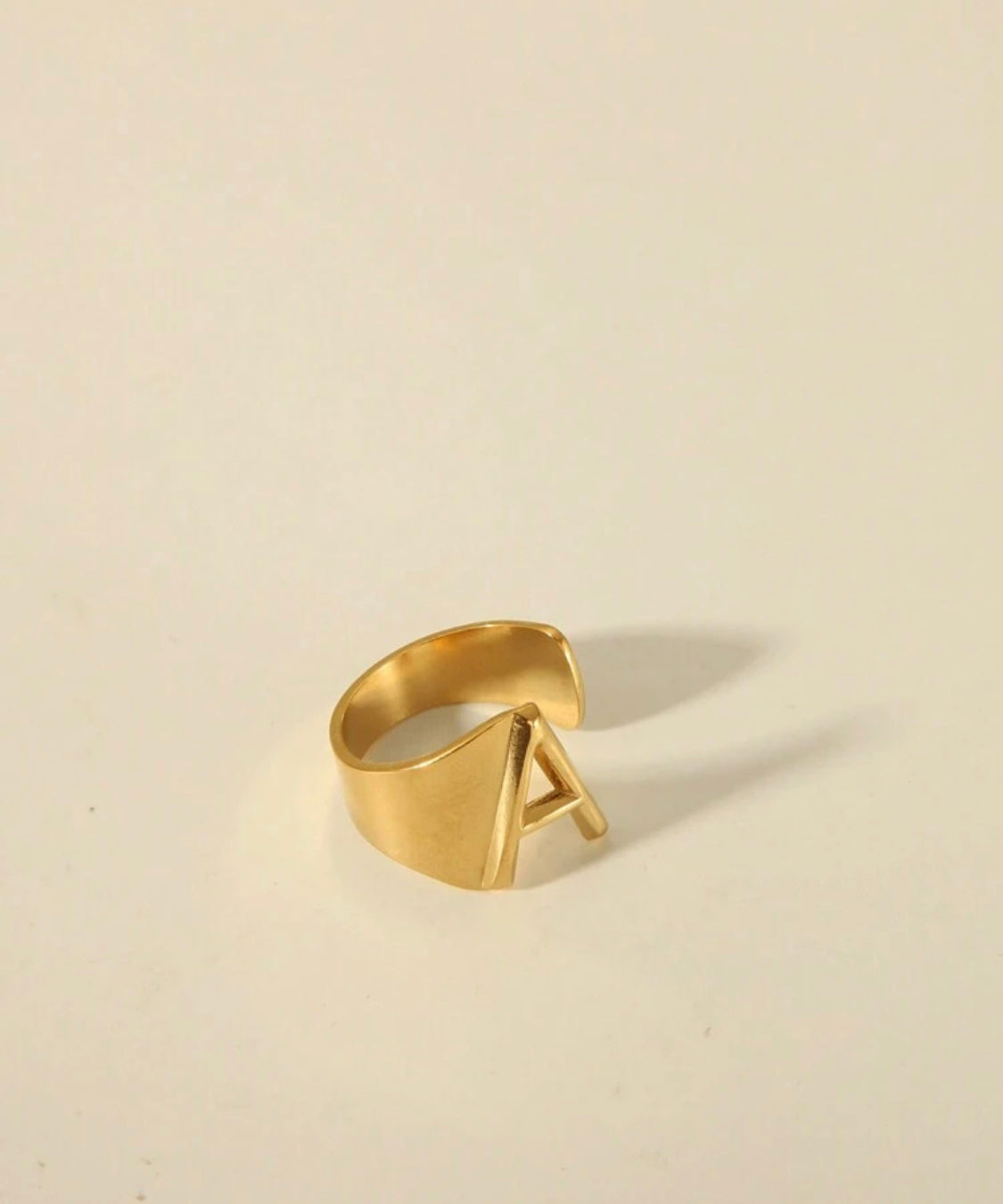 LETTER NAME RING - Ajustable